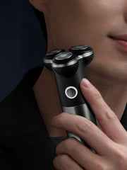 Triple-Blade Rotary Electric Shaver